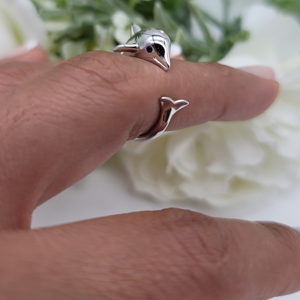 🥰 ADJUSTABLE DOLPHIN RING - Picture 14 of 16